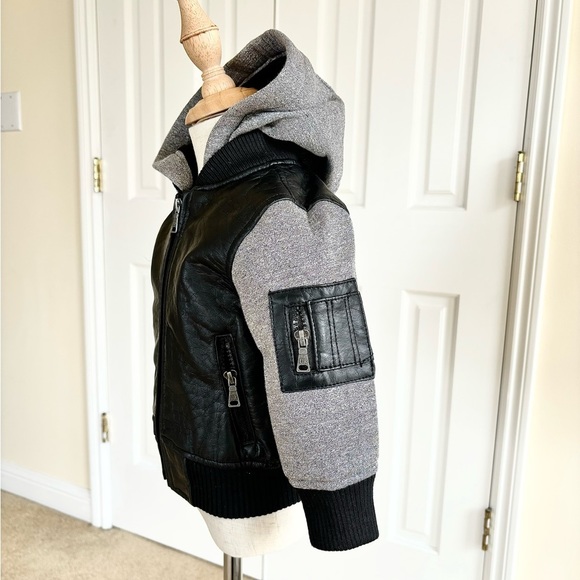 Toddler Leather Jacket - Size 18 Months - Picture 4 of 7